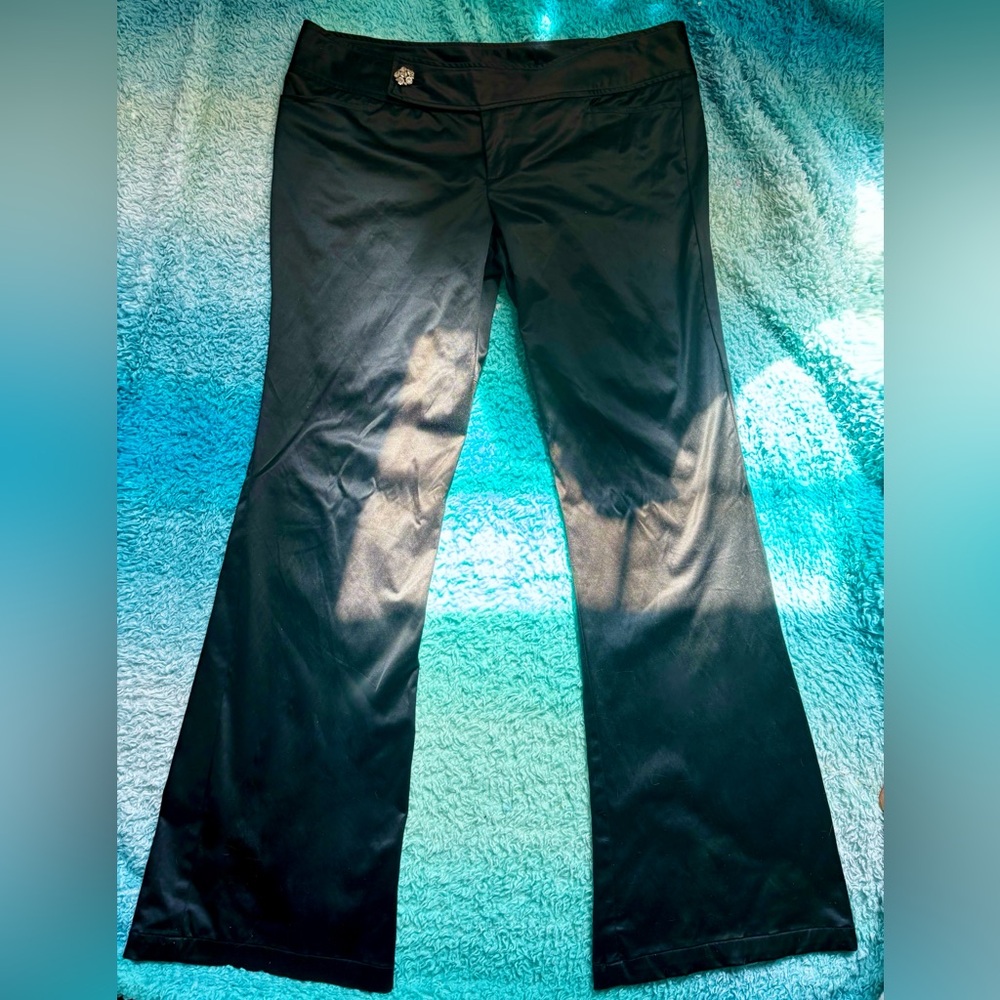 Y2K low rise flare pants